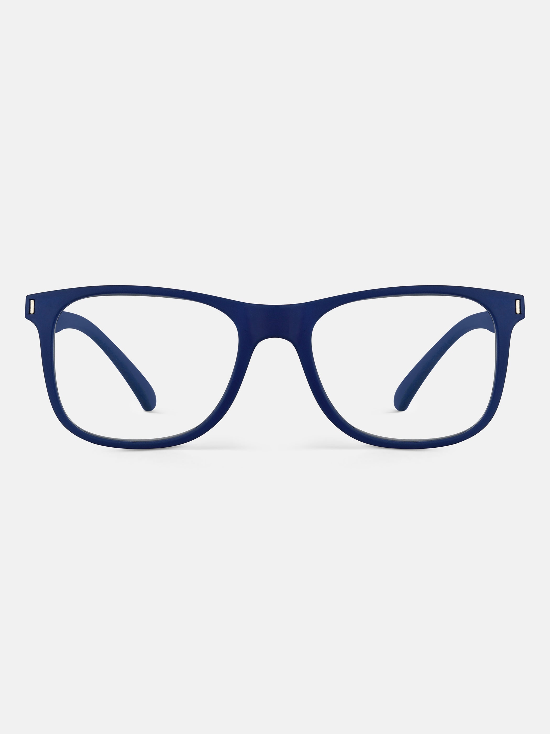 Dark Blue Noir Square Blue Screen Glasses - View 29
