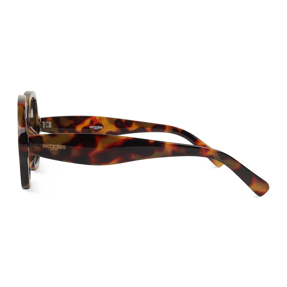 Brown Monochromatic Square Sunglasses - View 10