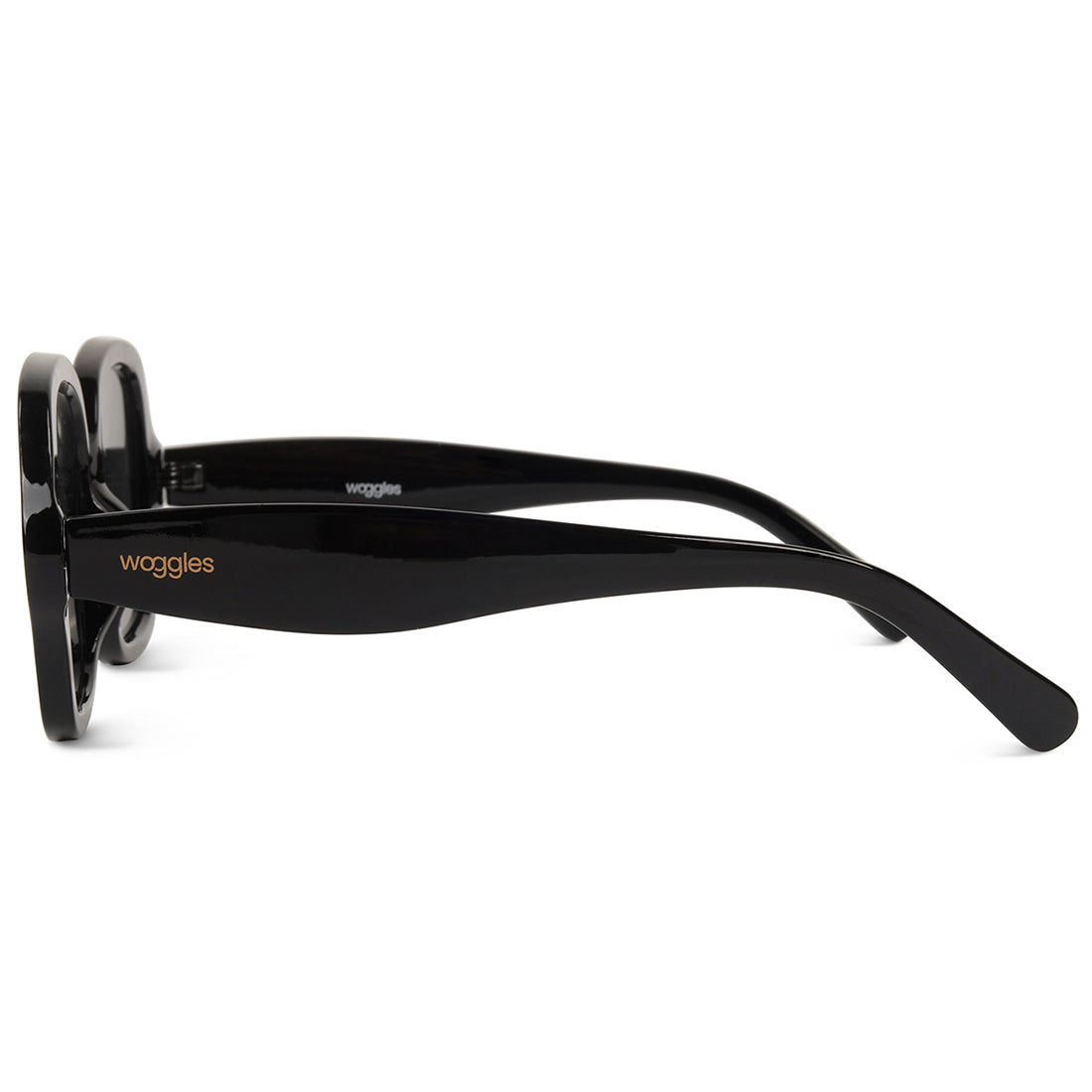 Black Monochromatic Square Sunglasses - View 15