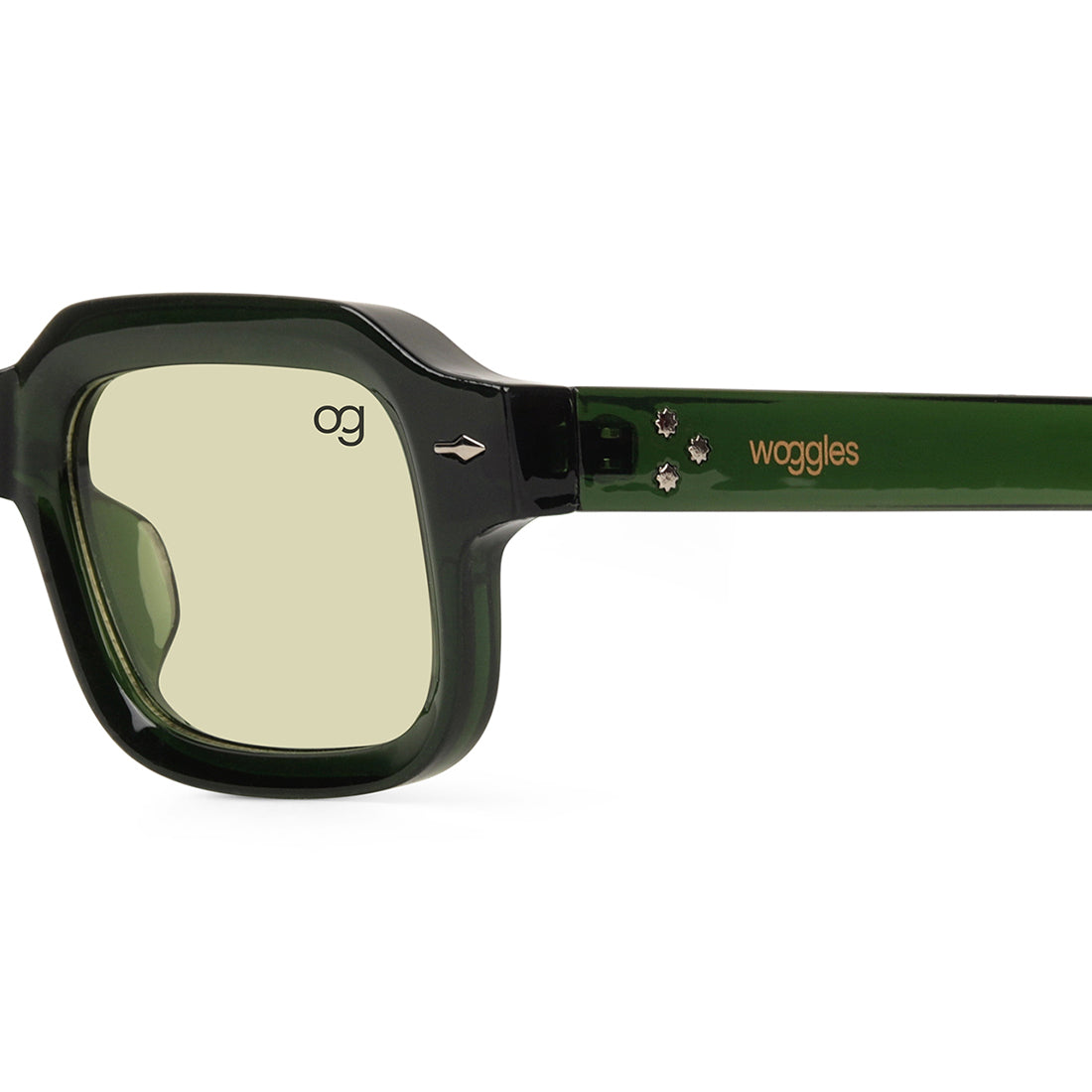 Green Sundown Square Sunglasses - View 6