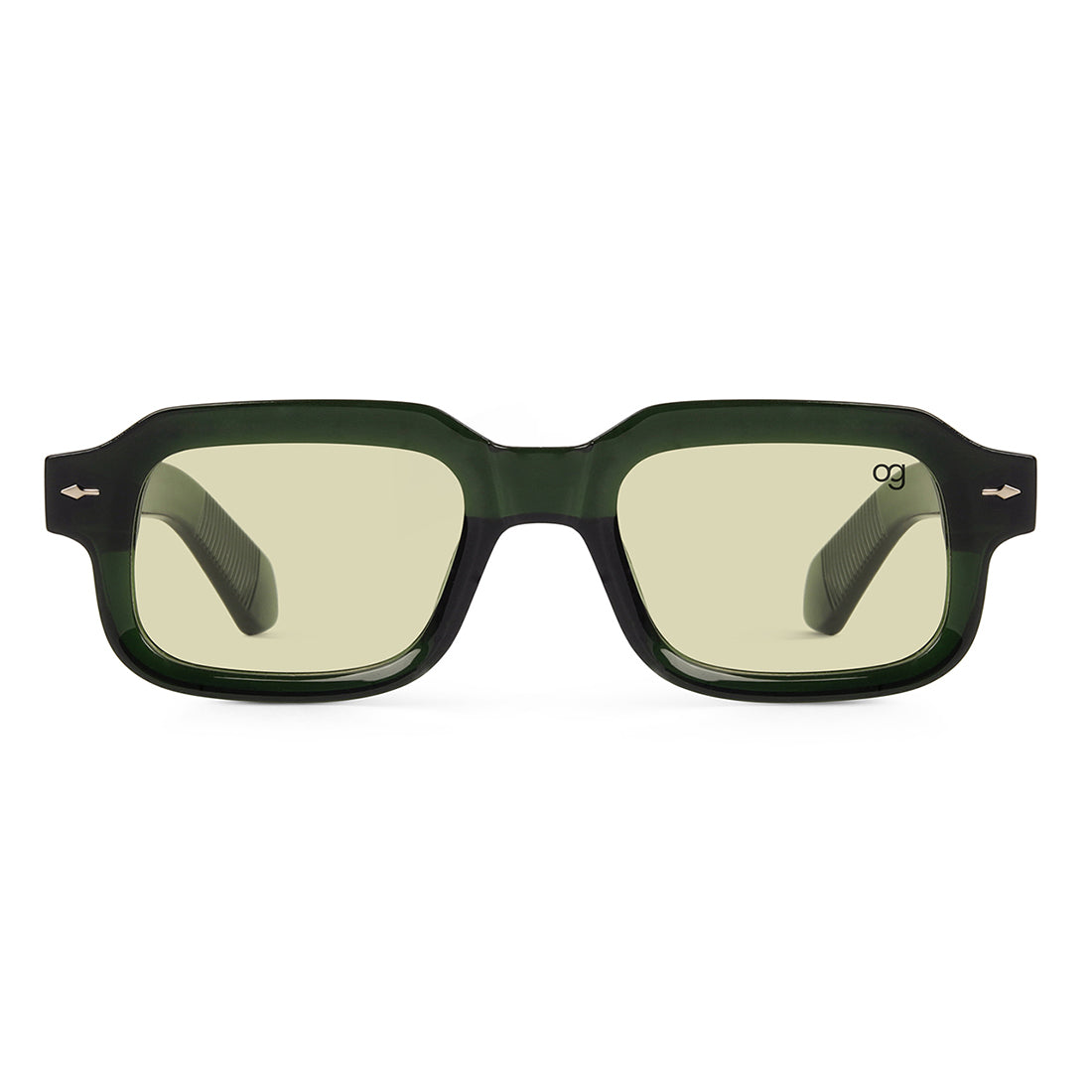 Green Sundown Square Sunglasses - View 7