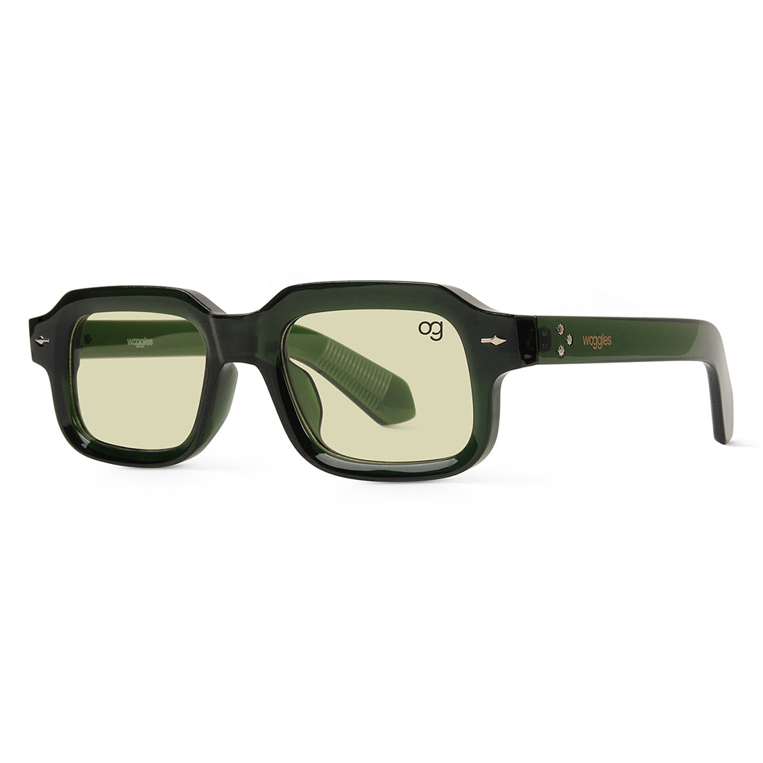 Green Sundown Square Sunglasses - View 8