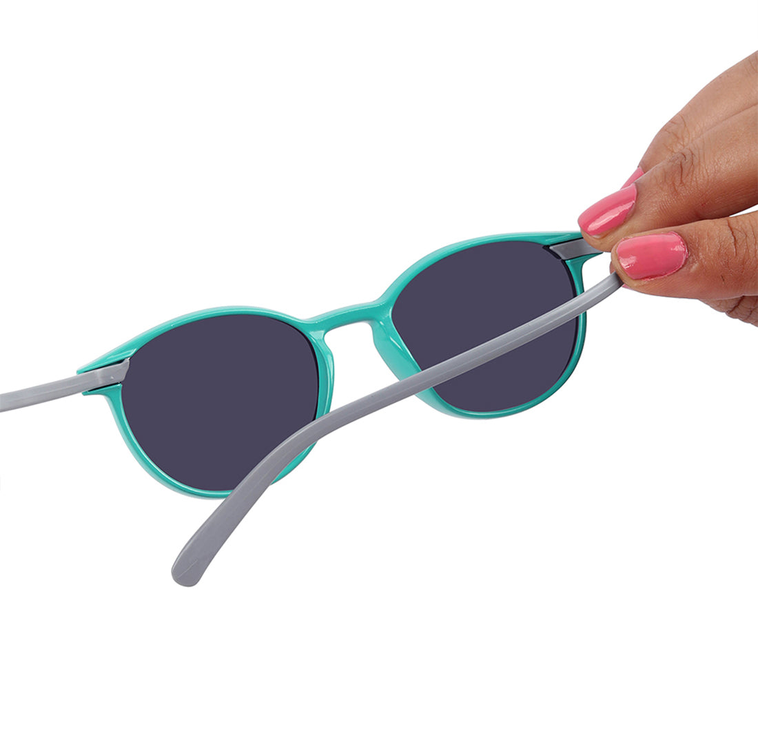 Black Sugarglint Kids Wayfarer Sunglasses - View 2