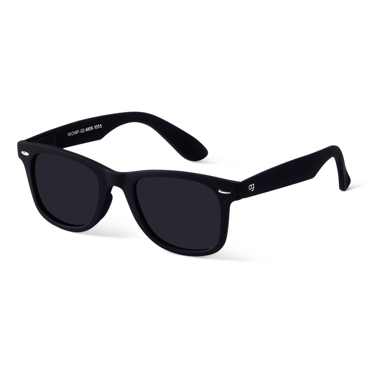 Black Polarized Wayfarer Sunglasses