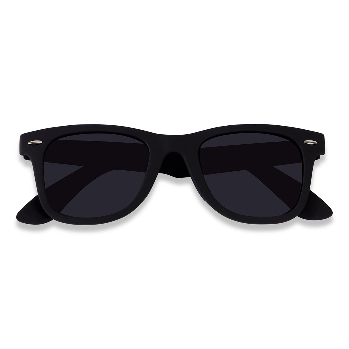 Black Polarized Wayfarer Sunglasses - View 3