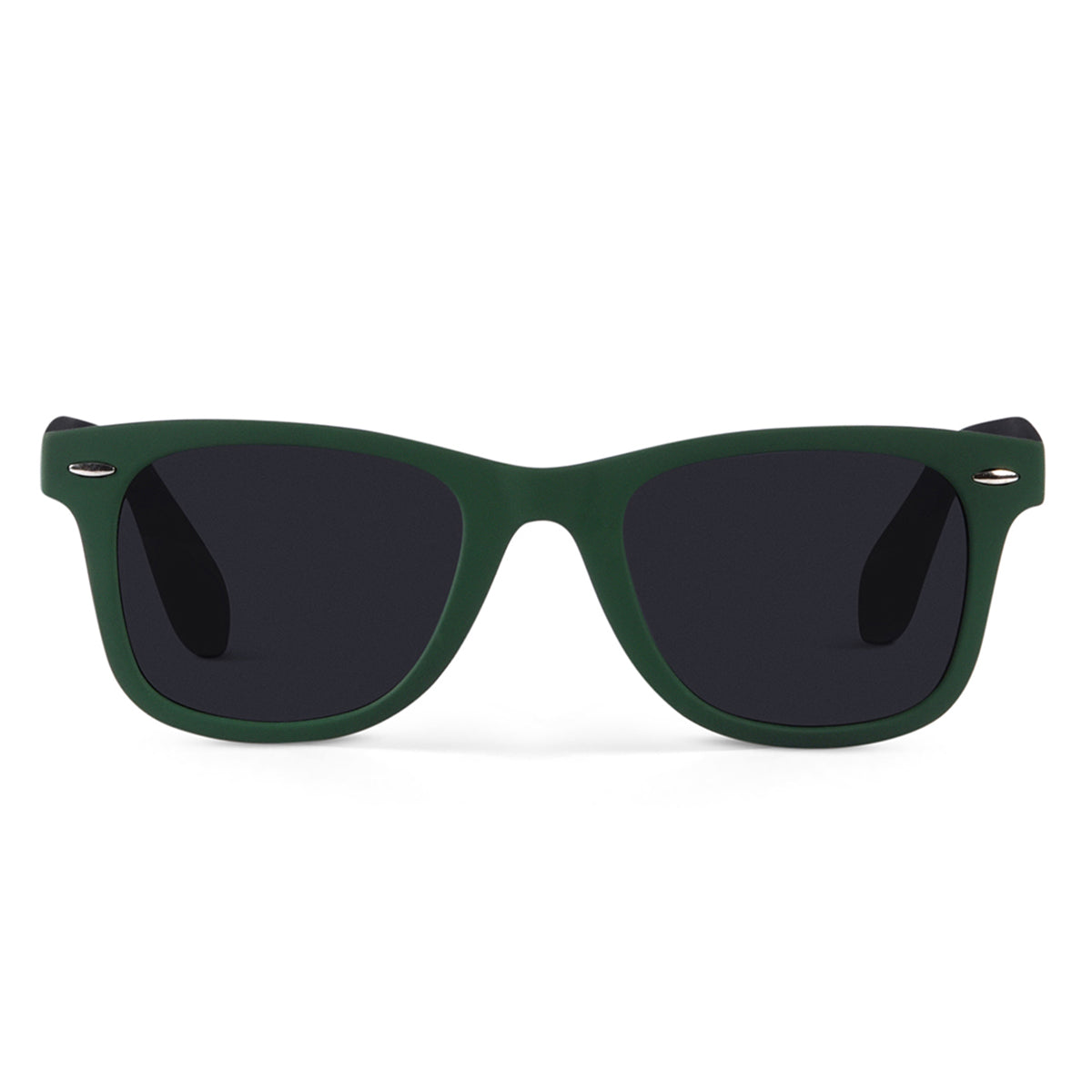 Black X Green Polarized Wayfarer Sunglasses - View 22