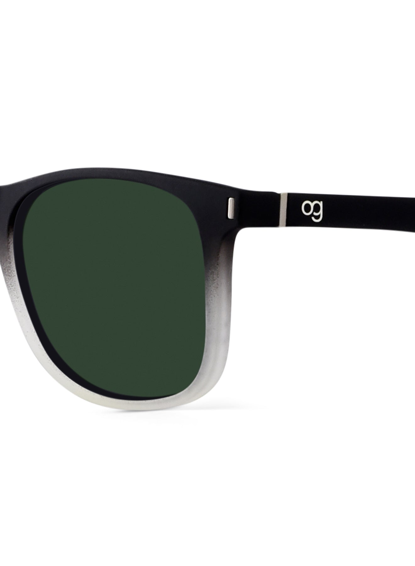Green Polarized Wayfarer Sunglasses - View 38