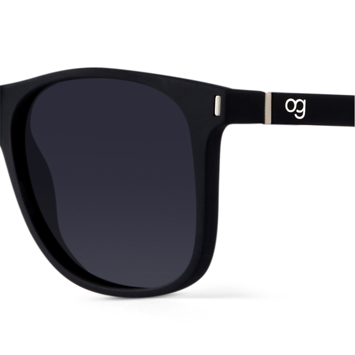 Black Polarized Square Sunglasses - View 9