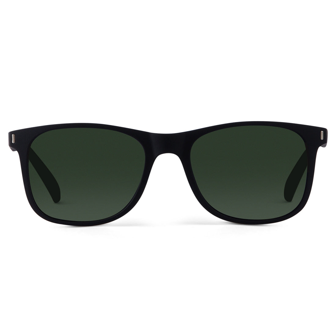 Green Polarized Square Sunglasses - View 18