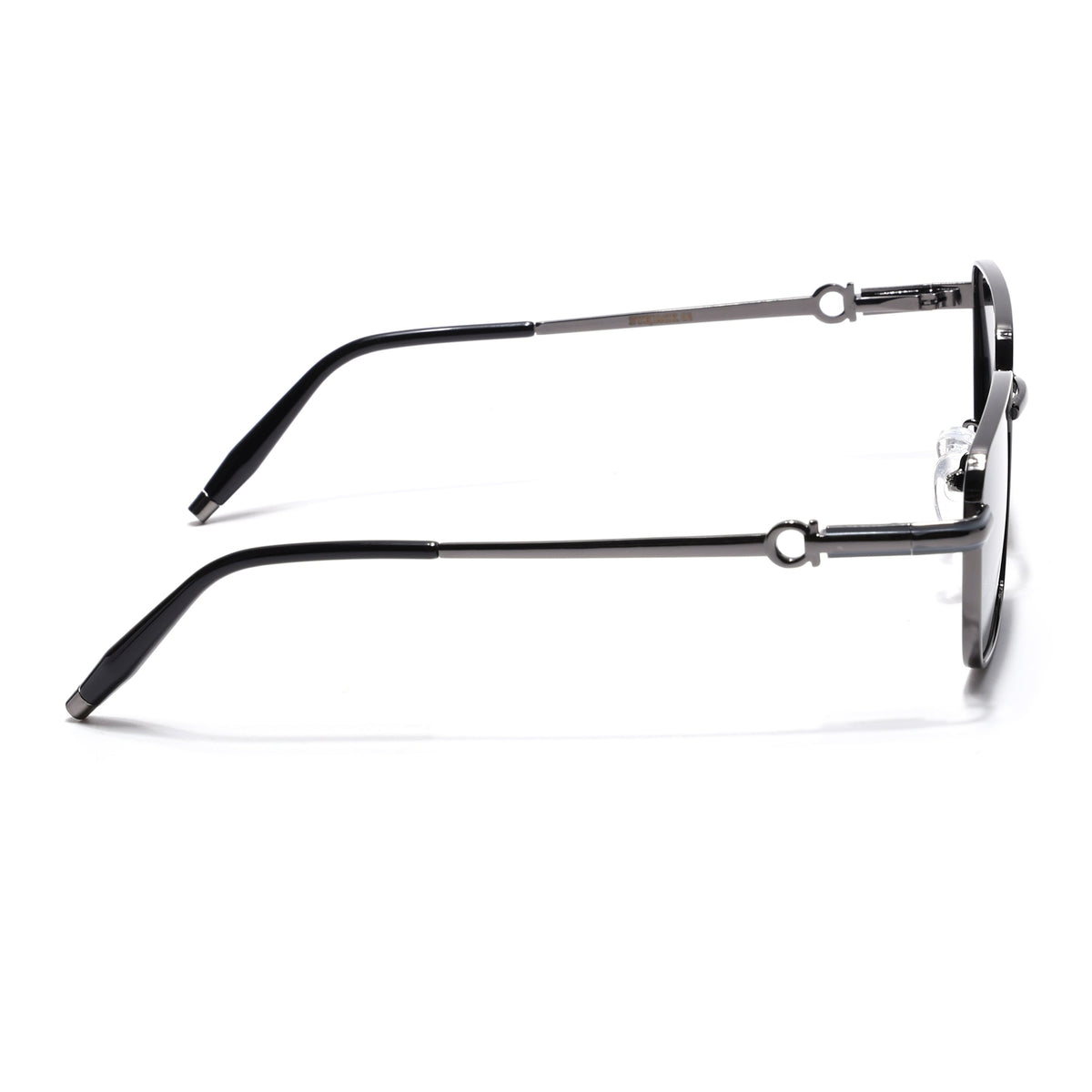 Mocha Grey Rectangle Sunglasses for Men and Women - view 6