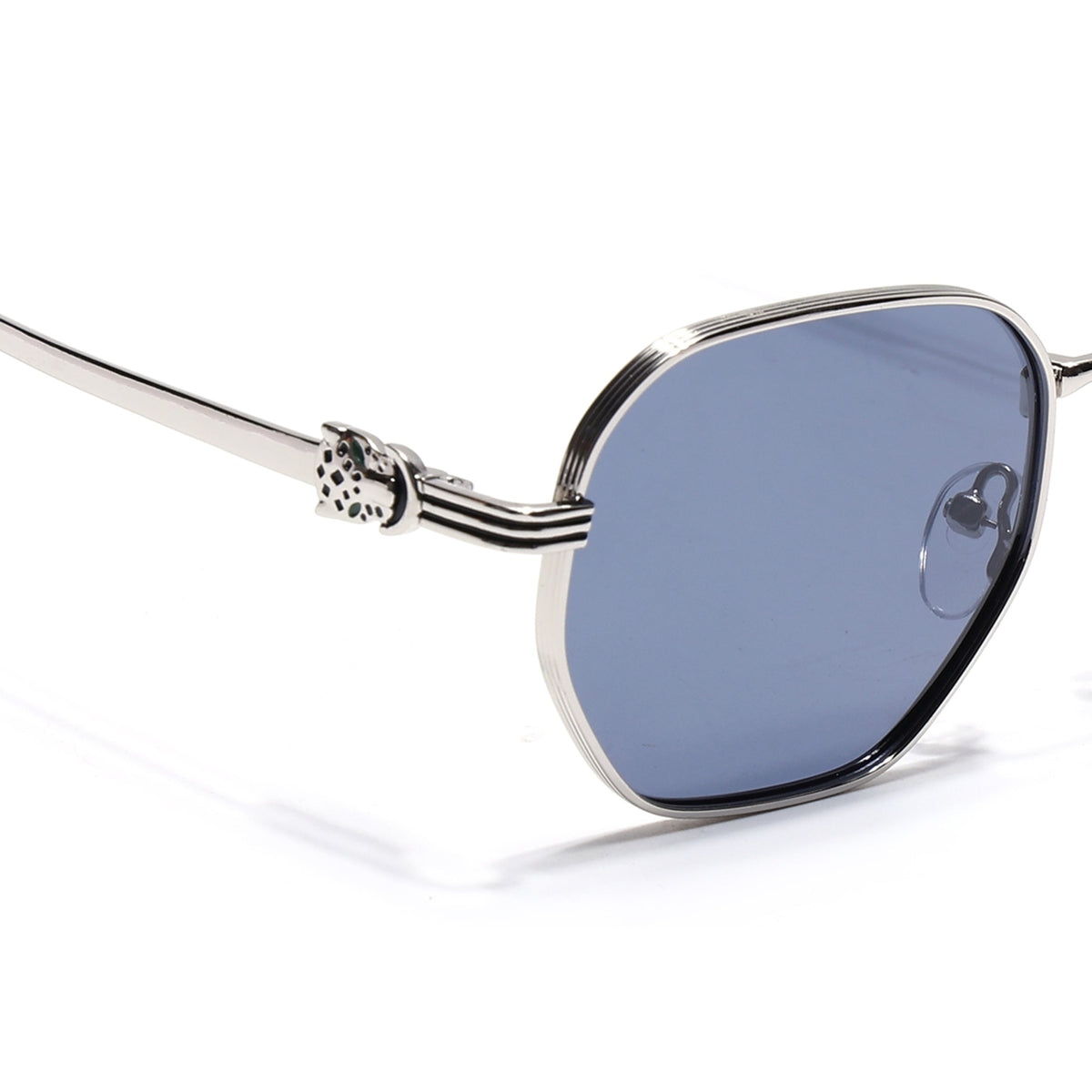 Majesty Silver Wayfarer Sunglasses for Men and Women - view 4