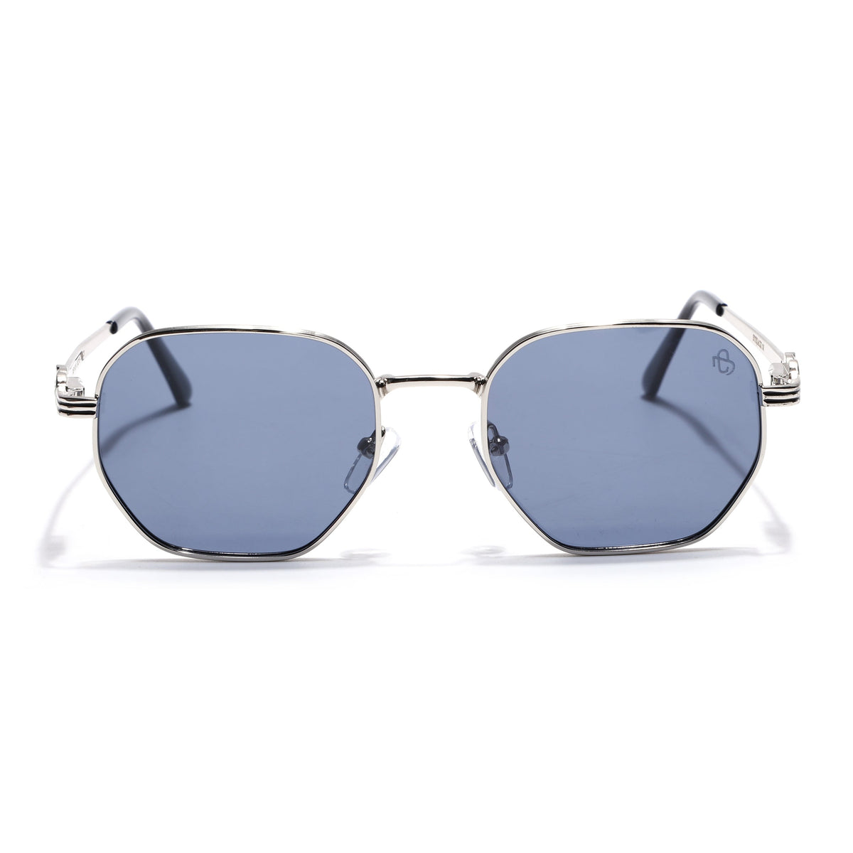 Majesty Silver Wayfarer Sunglasses for Men and Women - view 3