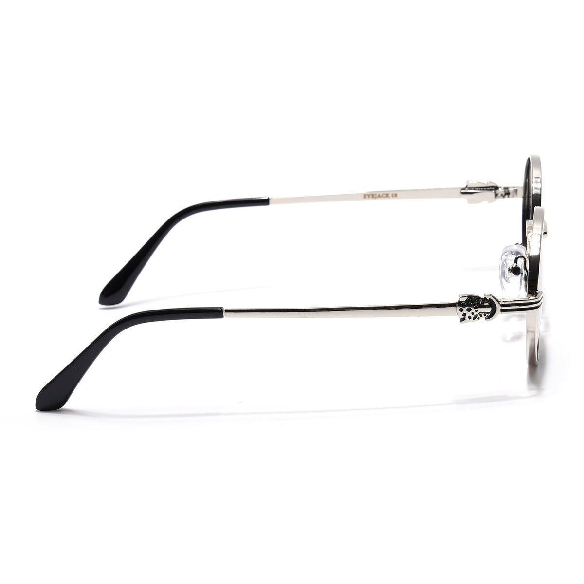 Simba Silver Oval Sunglasses for Men and Women - Style 2211 - view 7