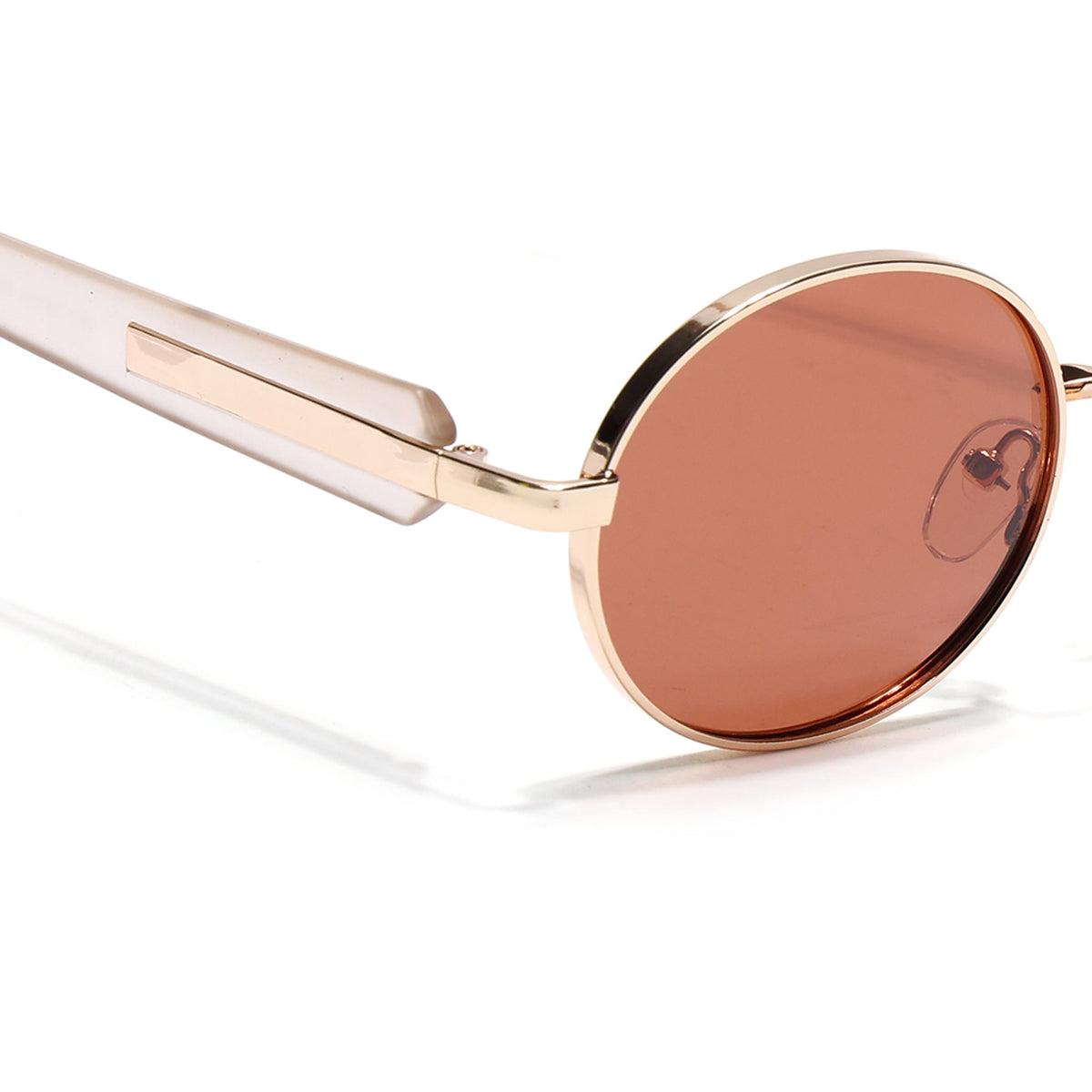 Cruze Golden Oval Sunglasses for Men and Women - Style 2202 - view 4