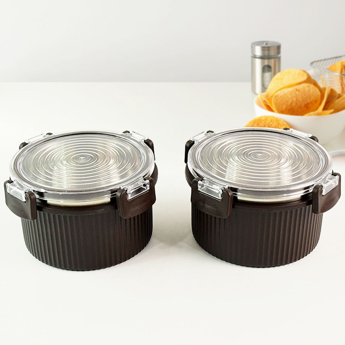 Apex Rustic Jar Set 2 Pcs 450ml Each Approx HP DD