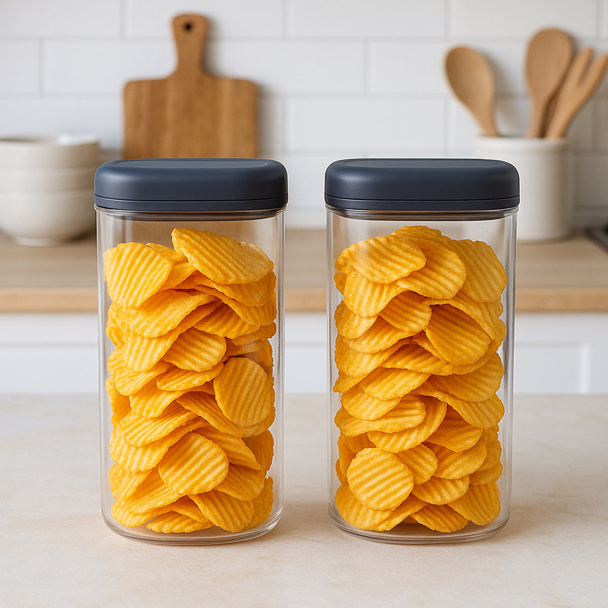 Supermom Airtight Kitchen Storage Containers (2 Pc Set 1500 Ml)