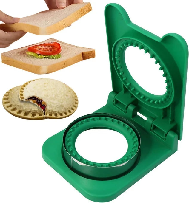 Lufarp Sandwich Cutter and Sealer Round & Square Decruster Sandwich Maker Cookie Cutter