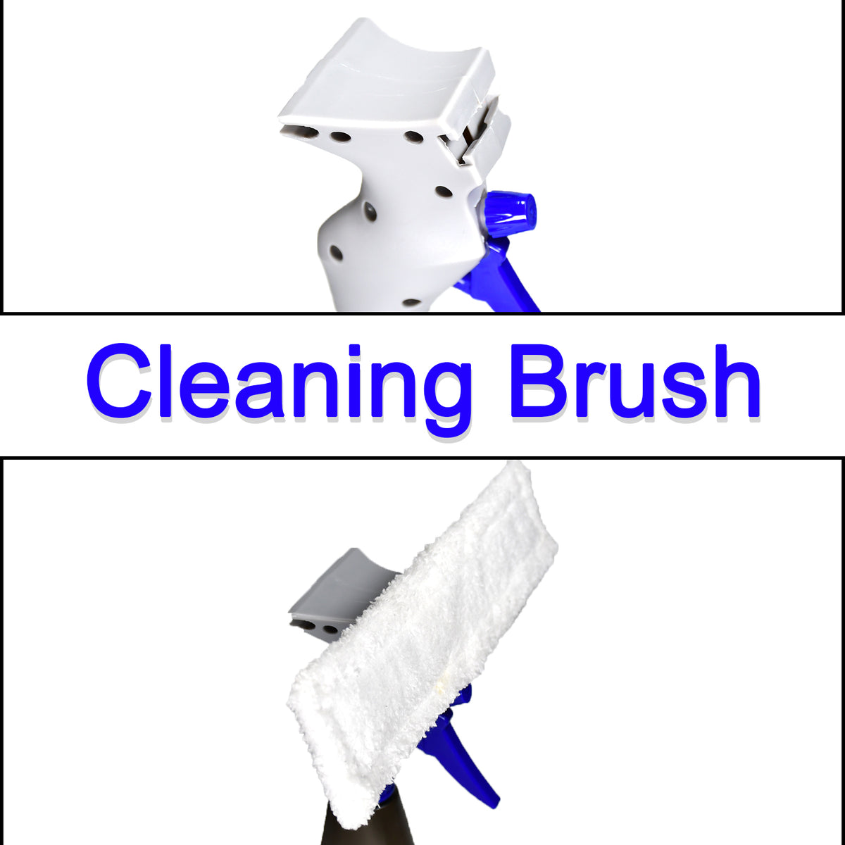 Plastic Easy Glass Cleaner 3 In 1 Spray Type Cleaning Brush Pack Of 1