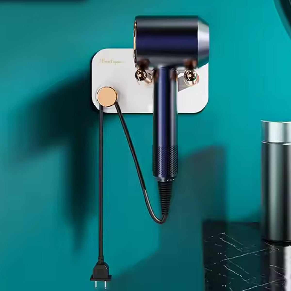 Hair Dryer Wall Mount Self Adhesive Hair Dryer Holder (1 Pc) HP DD