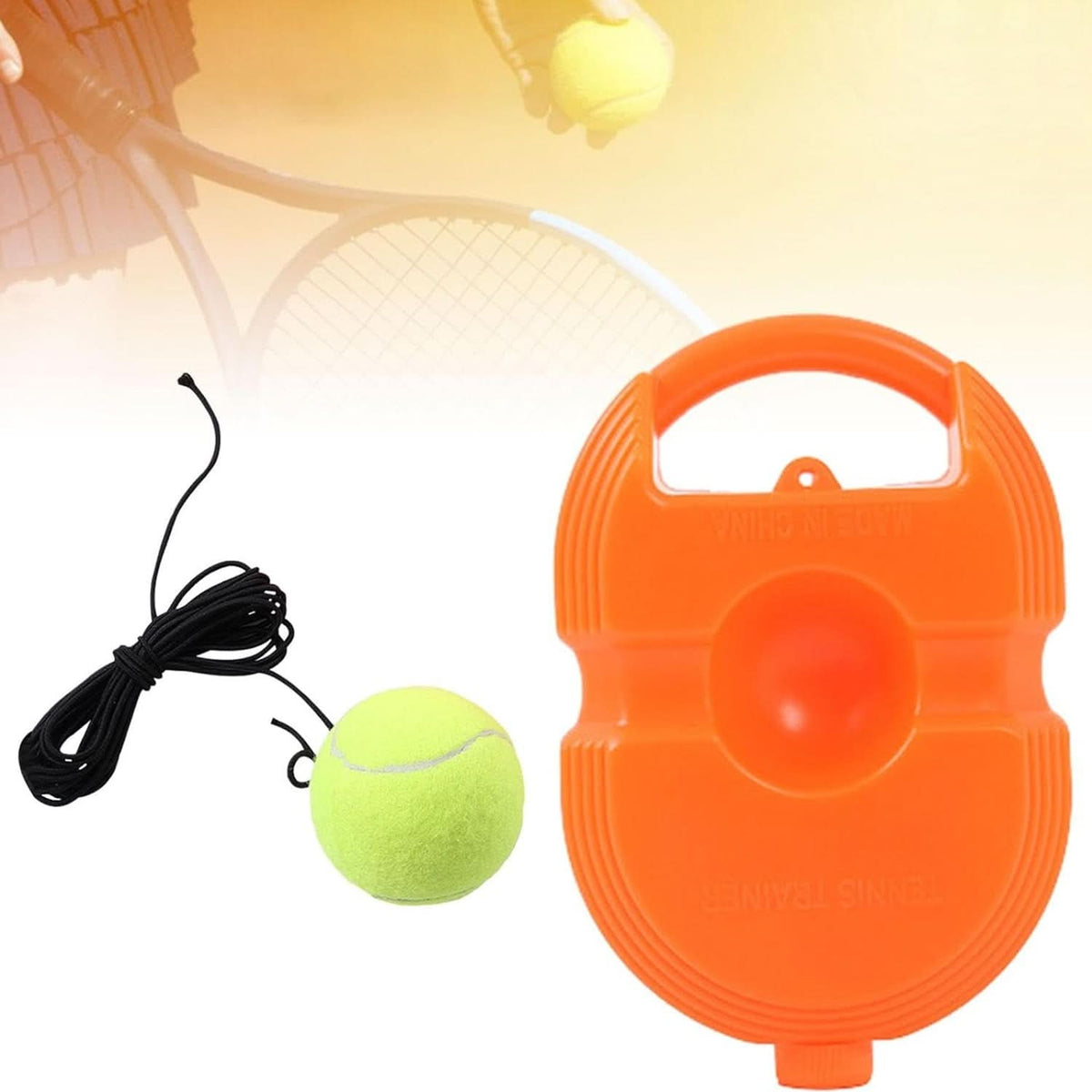 Tennis Trainer Rebound Ball with String Practice Gear for All Ages HP DD