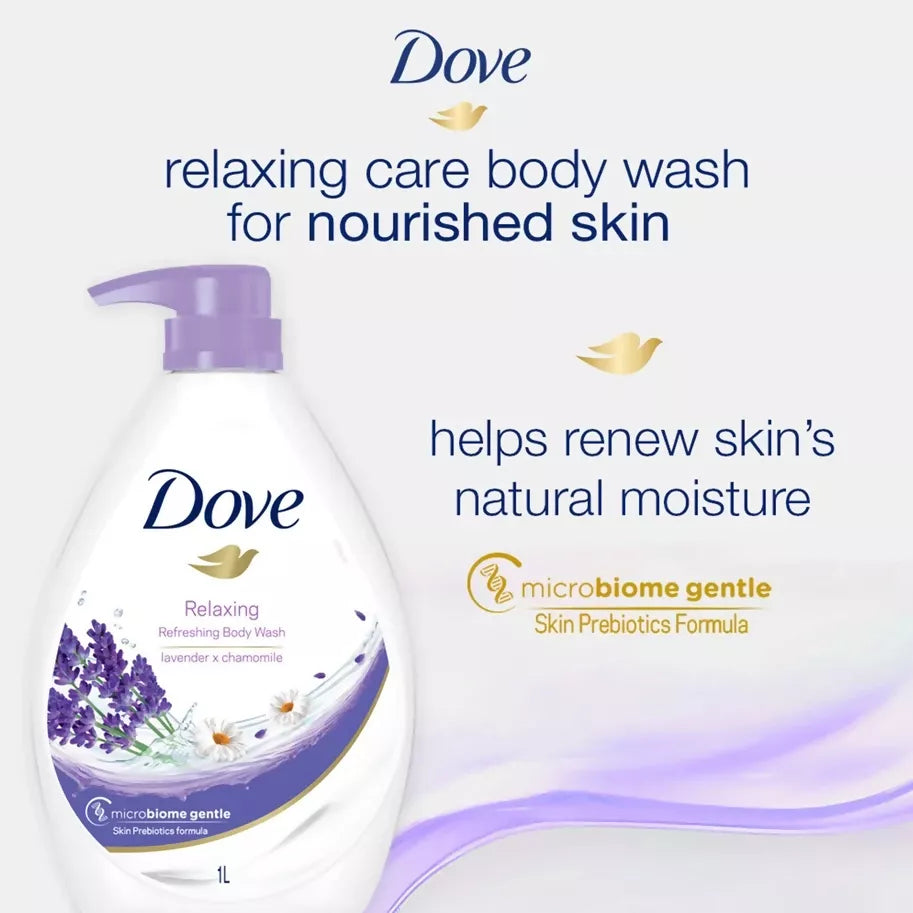Dove Lavender & Chamomile Relaxing Refreshing Body Wash – 1 L