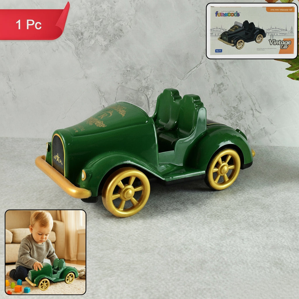Funwoods Friction-powered Vintage Car Toy - (1 Pc)