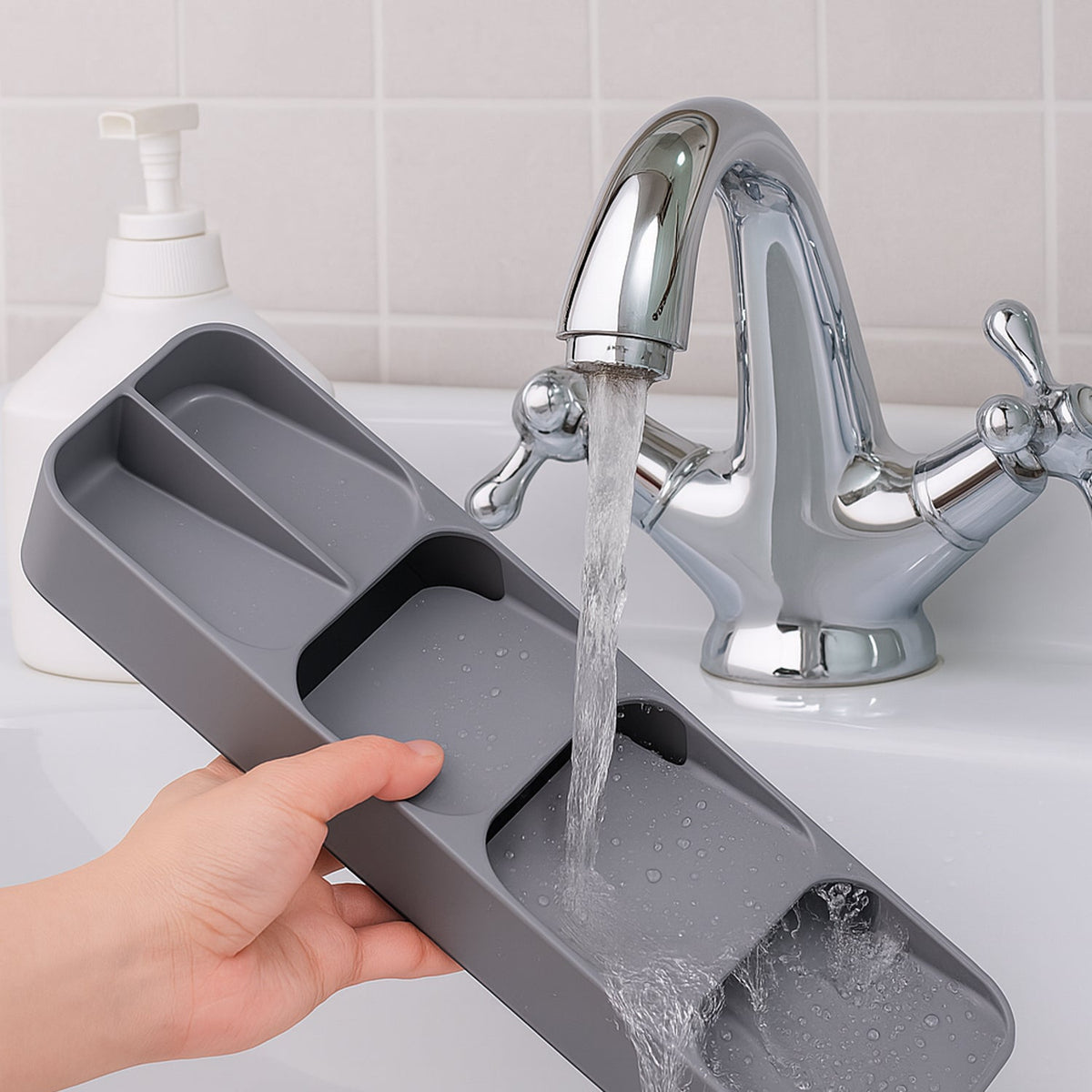 1 Pc Cutlery Tray Box Used For Storing Cutlery Items And Stuffs Easily And Safely. HP DD