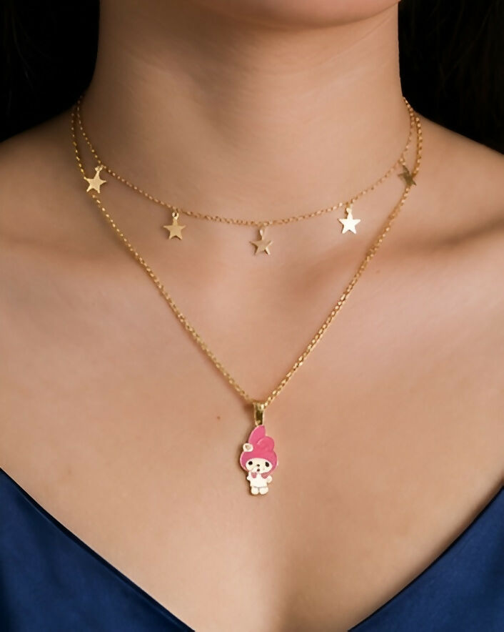 Set of 2 Elegant Necklace Combo for Women