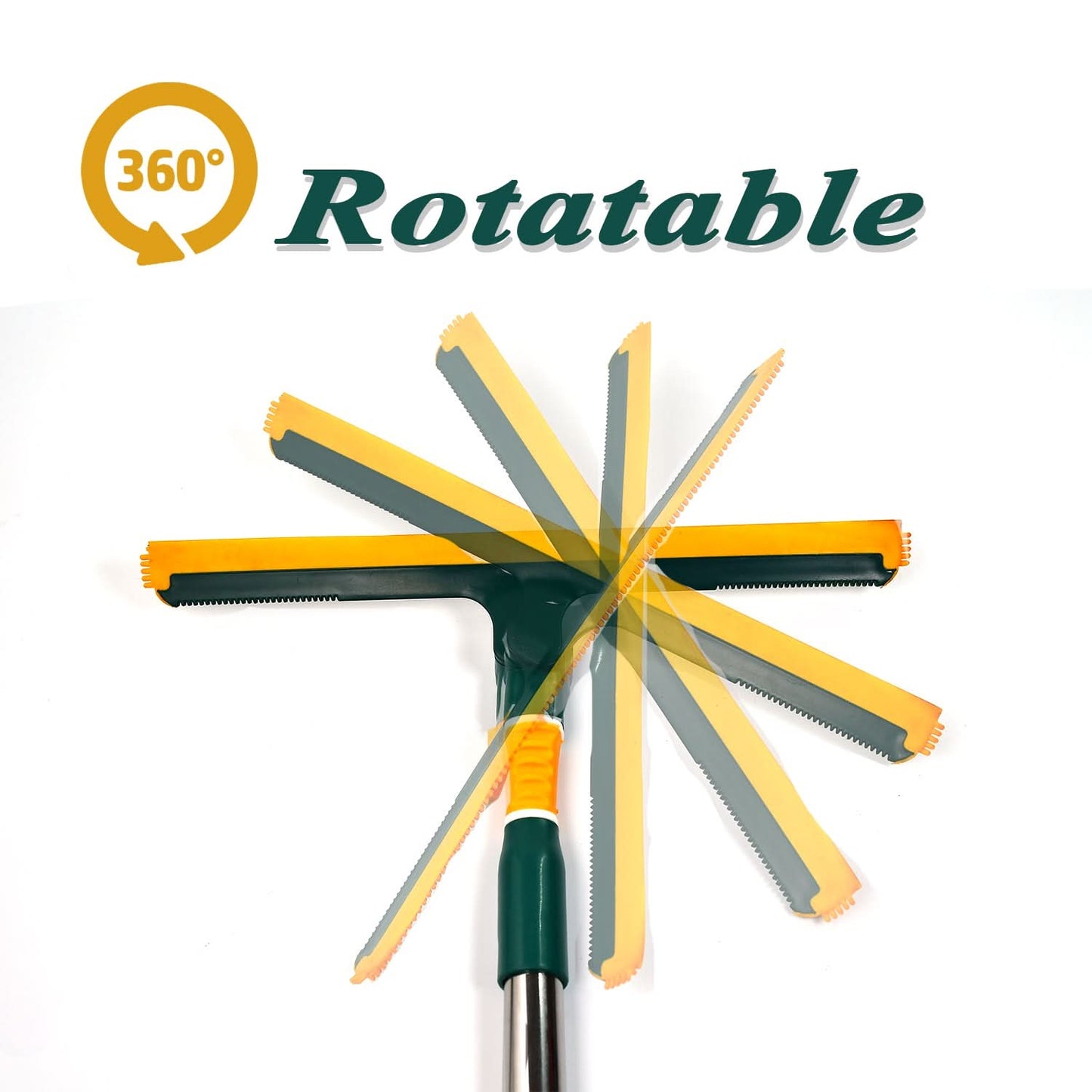 3 in 1 Glass Wiper for Cleaning Floors, Windows, and Dust in Home and Office