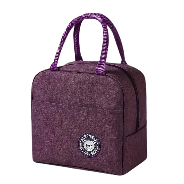 Lunch Box Bag For Women Men Insulated Lunch Bag With Zipper (1 Pc) HP DD