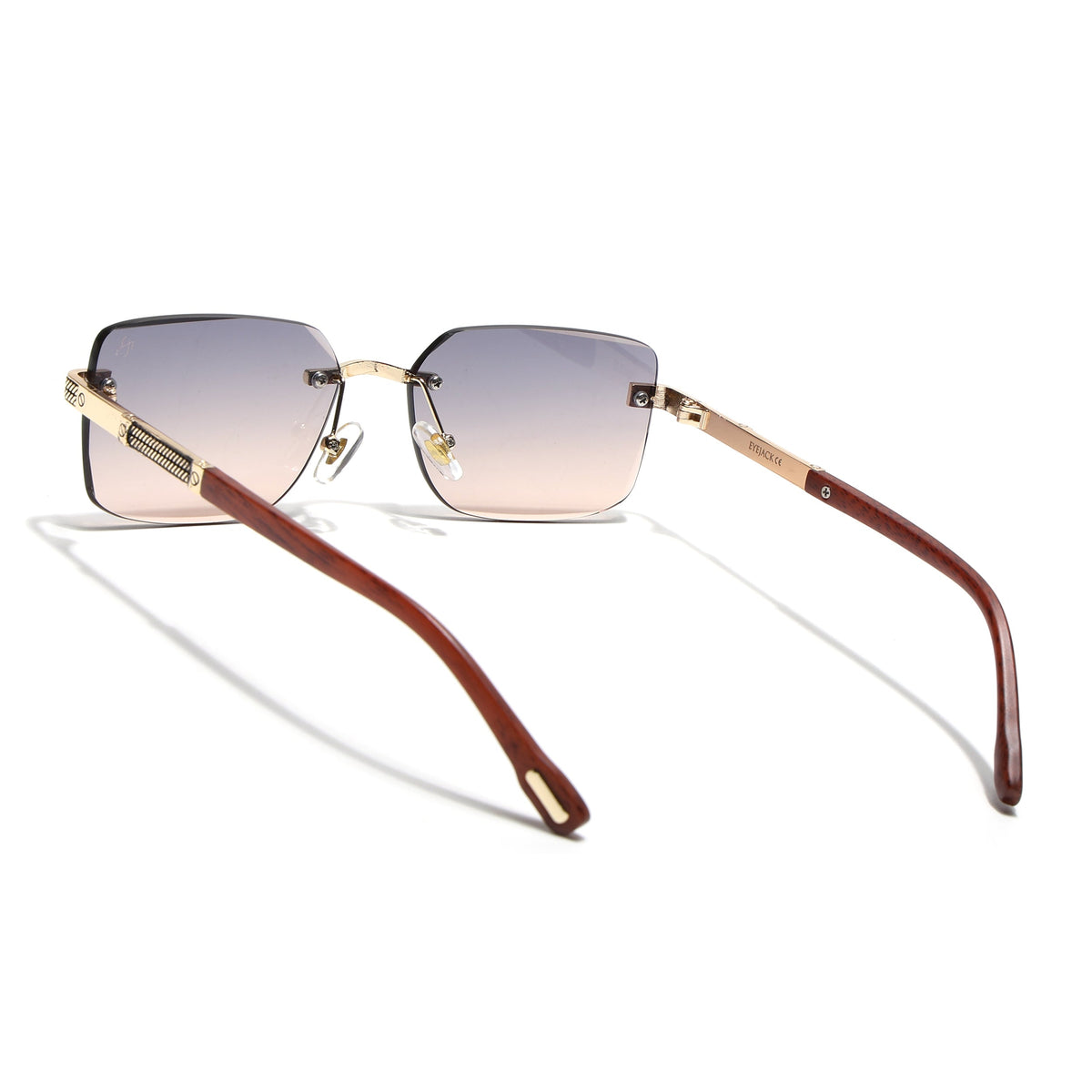 Essence Noble Golden Rimless Sunglasses for Men and Women - Style 2556 - view 6