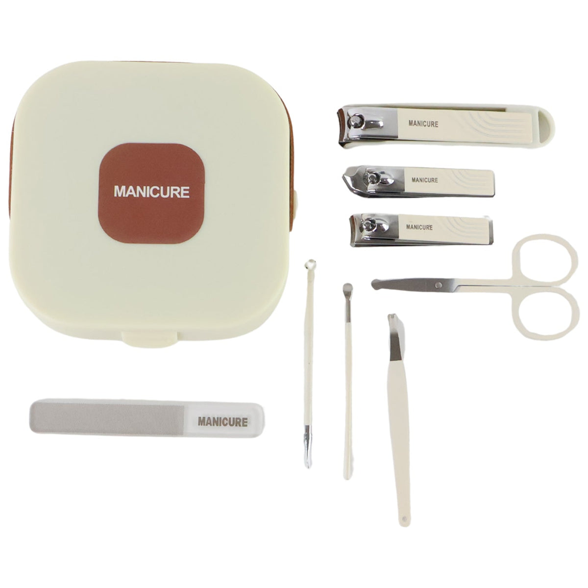 8 In 1 Premium Manicure Pedicure Grooming Kit - (1Set) HP DD