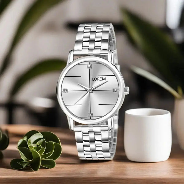 LOREM White Standard Analog Watch For Women LR321 LOREM