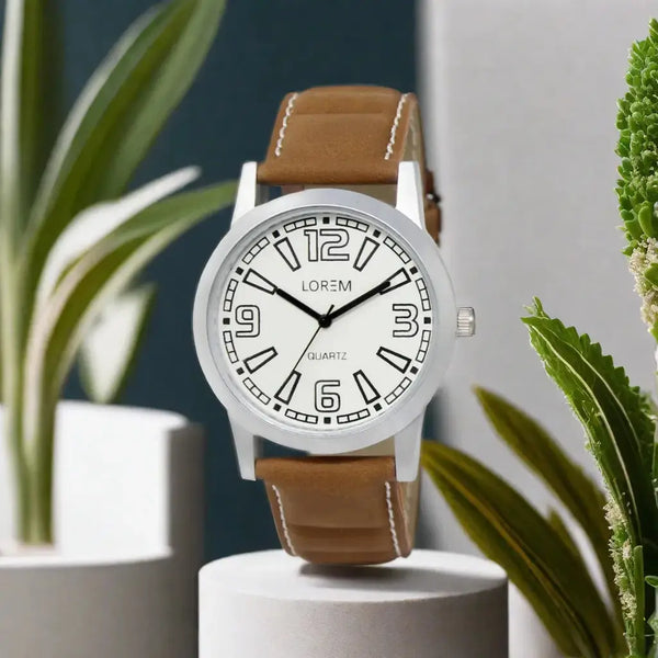 LOREM White Casual Analog Watch For Men LR15 LOREM