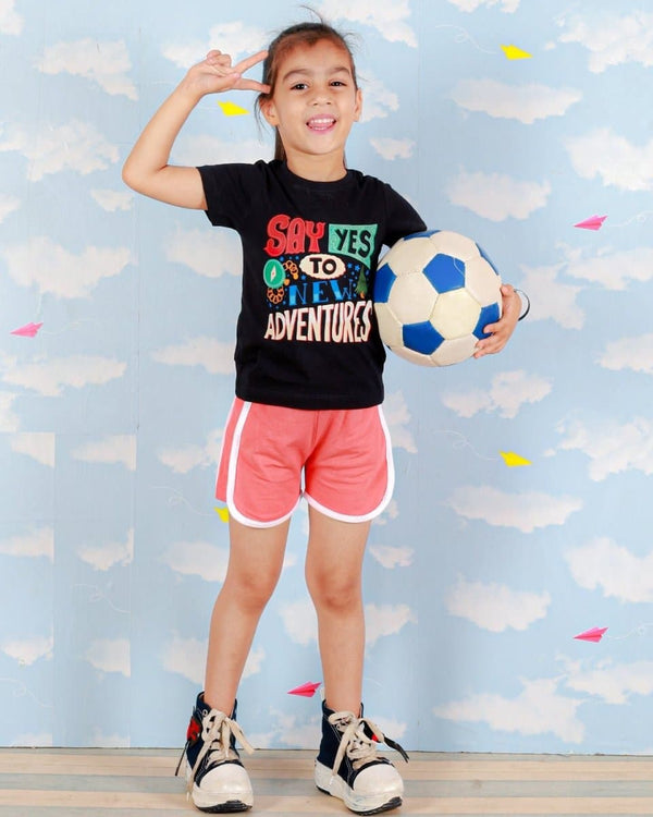 Adventurer Girls Top And Shorts Set - KCW-AN-ADSHR-1-2