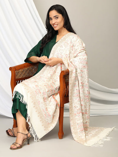 Alpine Elegance Acrylic Woolen Stole - WNTSTL - ALPELE