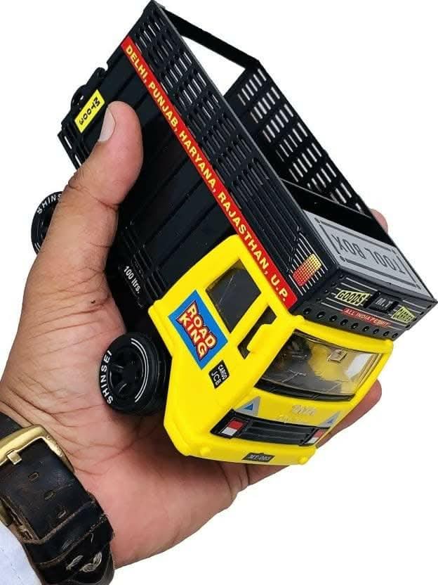 Plastic Pull Back Truck Toy For Kids - HalfPe