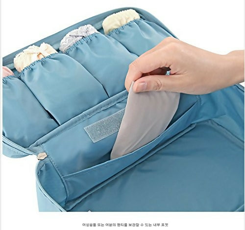 4 Pocket Secret Pouch Storage Bag Hidden Travel Organizer