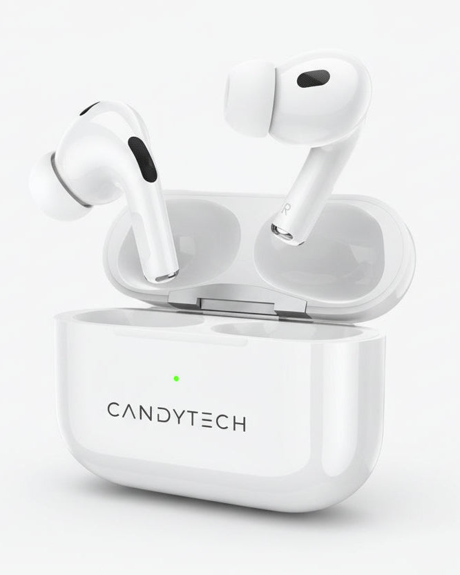 Candy Tech Airflow Pro Wireless Earbuds (Bass Boosted) with Touch Controls, 20H Playtime, 200H Standby, Fast USB Type-C Charging, In-Built Mic & IPX5 Water Resistance – Multicolour Dreams Gadgets
