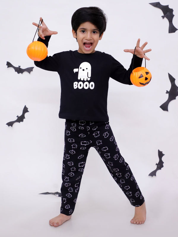 Baby and Kids Pajama Nightsuit Set - Boo Baby - TPS - MP - BOBYK - 0 - 6