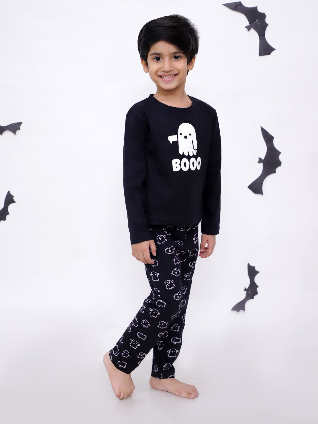 Baby and Kids Pajama Nightsuit Set - Boo Baby - TPS - MP - BOBYK - 0 - 6