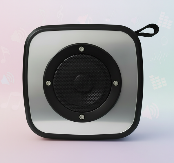 Hitage Prism 8W Bluetooth 5.1 Portable Speaker | TWS Stereo Pairing, FM Radio, USB/TF Playback
