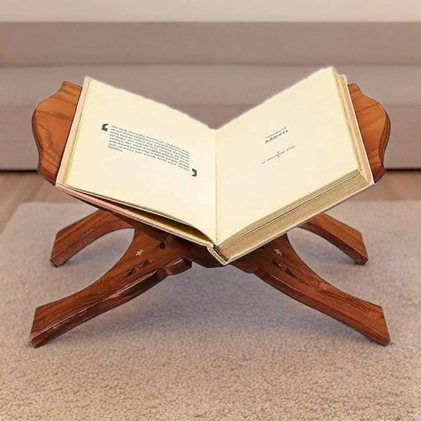 Santarms Wooden holy Bible Stand Foldable Book rehal for Reading Santarms