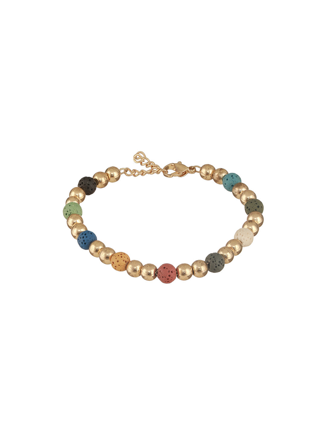 Jazz and Sizzle Gold-Plated Beaded Layered Jewellery Set