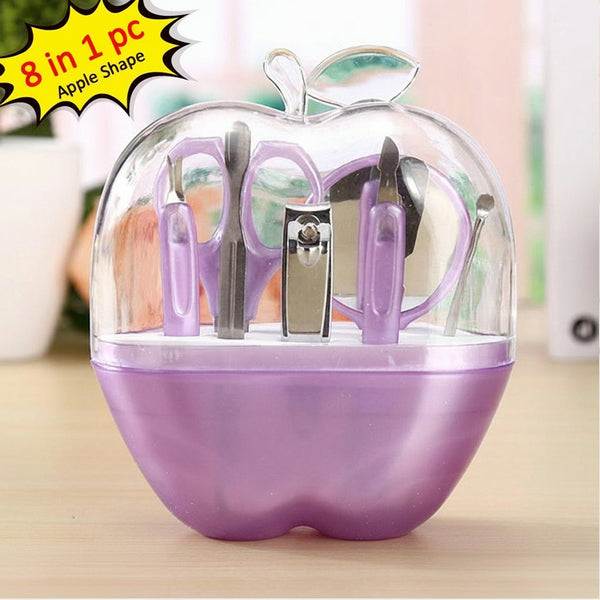 8 In 1 Apple Shape Manicure Set