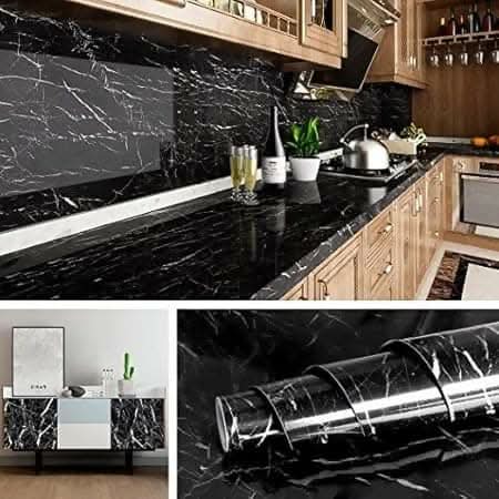 Marble Wallpaper for Walls & Countertops (Random Color) Hayagreeva Enterprises