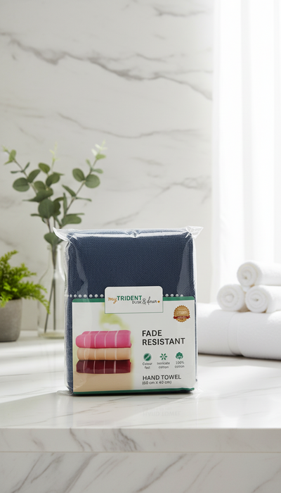 Trident Classic & Dream Hand Towel Collection with Fade Resistant & 100% Cotton (60X40 cm)