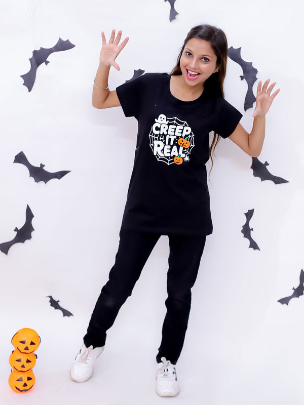 Creep It Real Family Women's T-shirt - TWN - SC - CRPIFW - S