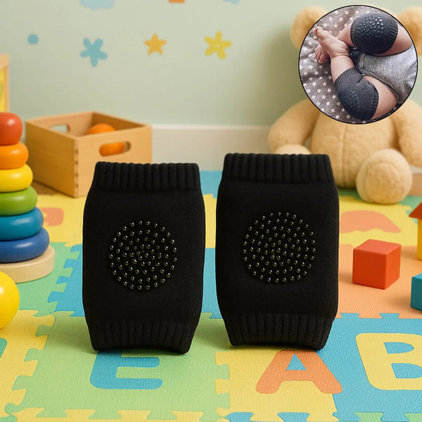 Black Toddler Wool Knit Leg Warmer (Knee Guard) HP DD