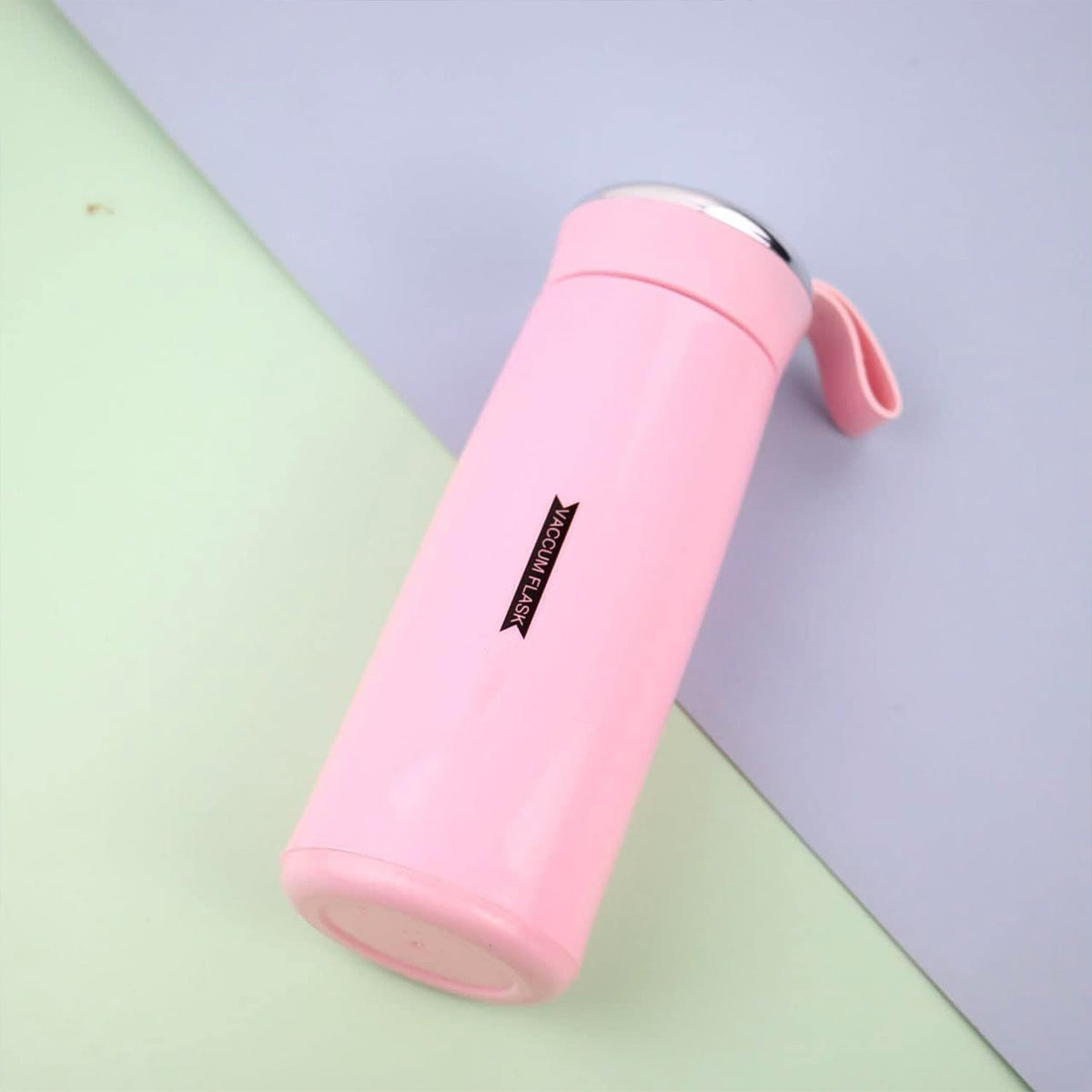 Water Bottle 400ml Leak Proof Glass Water Bottle With Daily Water Intake For Gym And Children Nice Bottle (1 Pc Pink Color) HP DD
